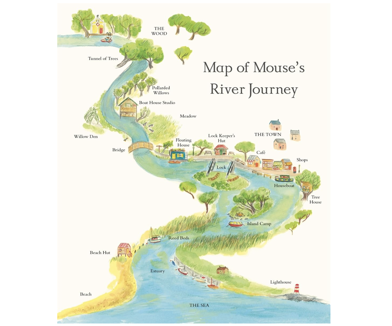 Mouse on the River: A Journey Through Nature (Mouse’s Adventures)