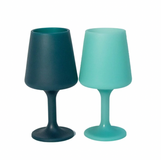 Mint & Ink Silicone Wine Glasses