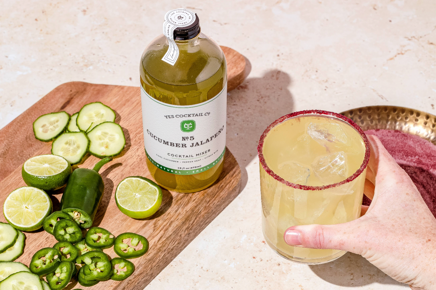 Cucumber Jalapeno Cocktail Mixer