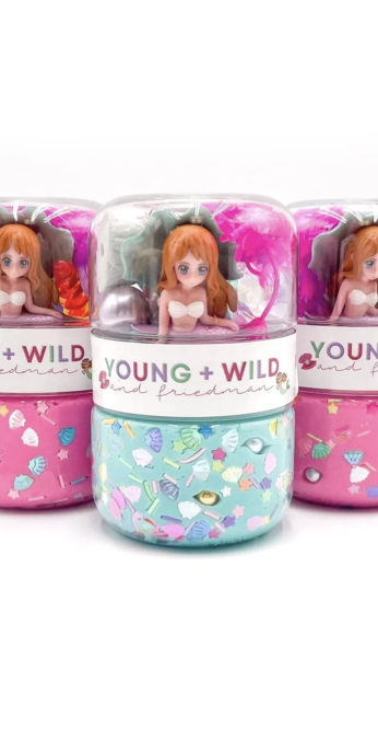 Mermaid Grab & Go Dough Jar