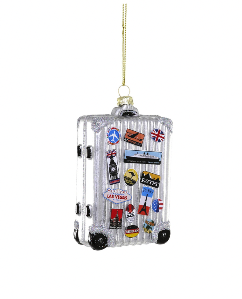 Jetsetter Suitcase Ornament