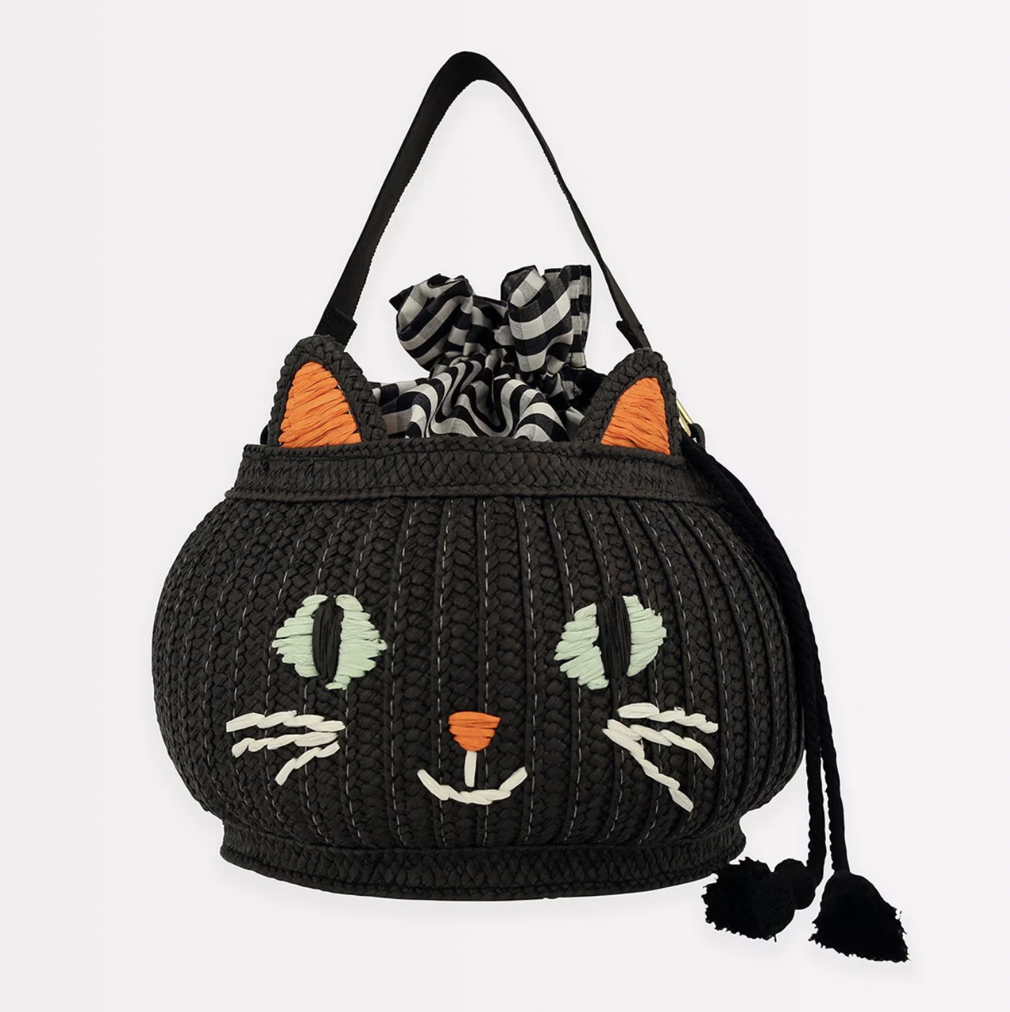 Trick Or Treat Cat Basket Bag