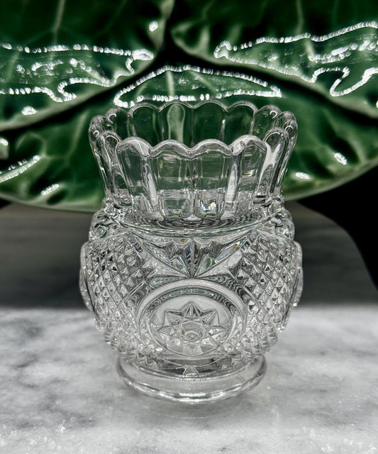 Early American Pattern Glass Toothpick Holder