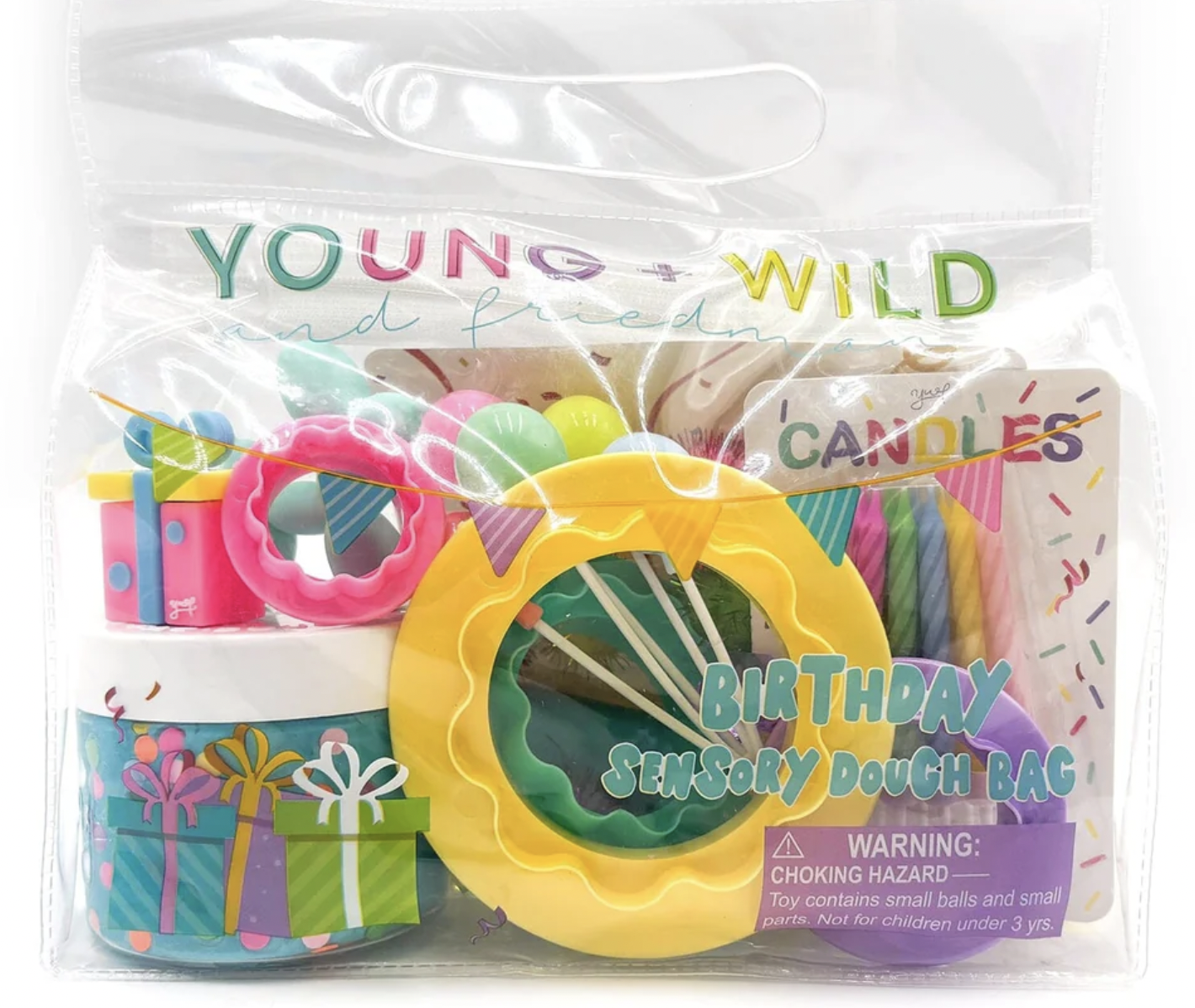 Sensory Dough Bag - Birthday