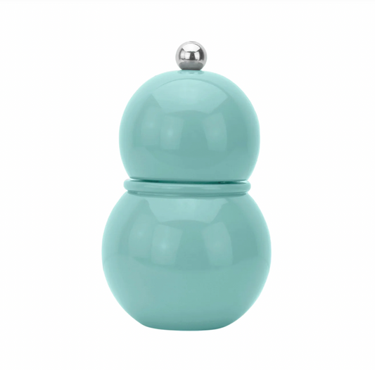 Eau de Nil Blue Chubbie Salt or Pepper Mill Grinder
