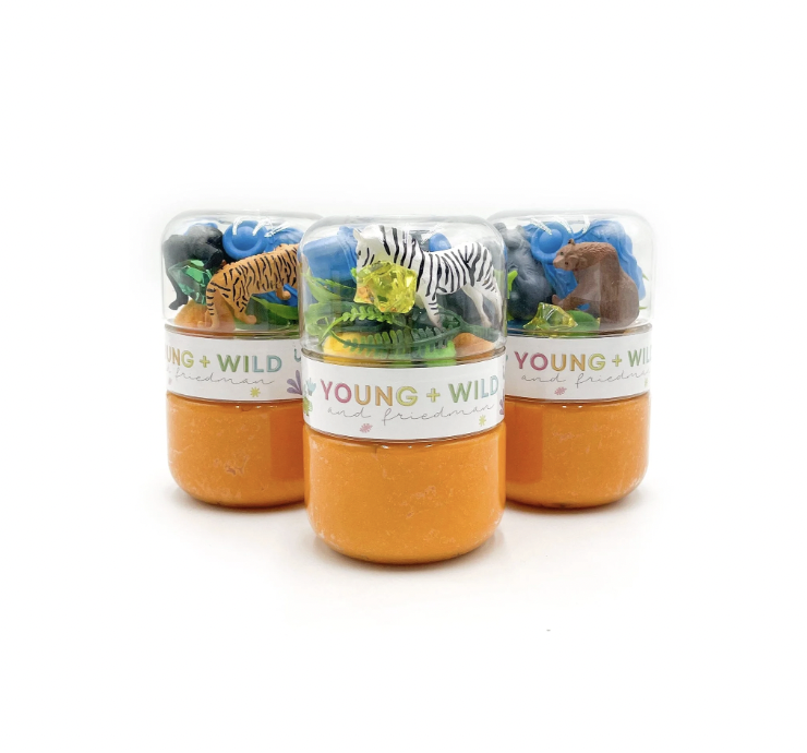Zoo Grab & Go Dough Jar