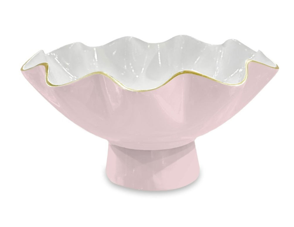 Camellia + White ENCANTO Carola Small Pedestal Bowl