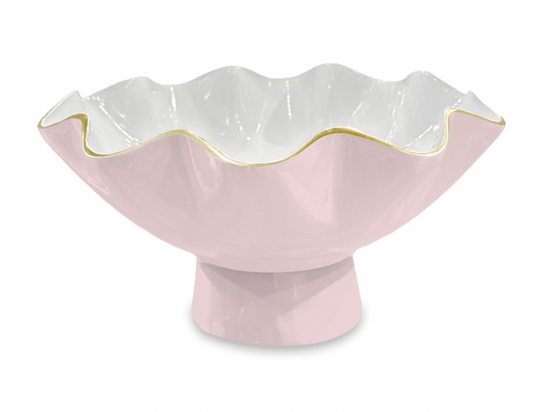 Camellia + White ENCANTO Carola Small Pedestal Bowl