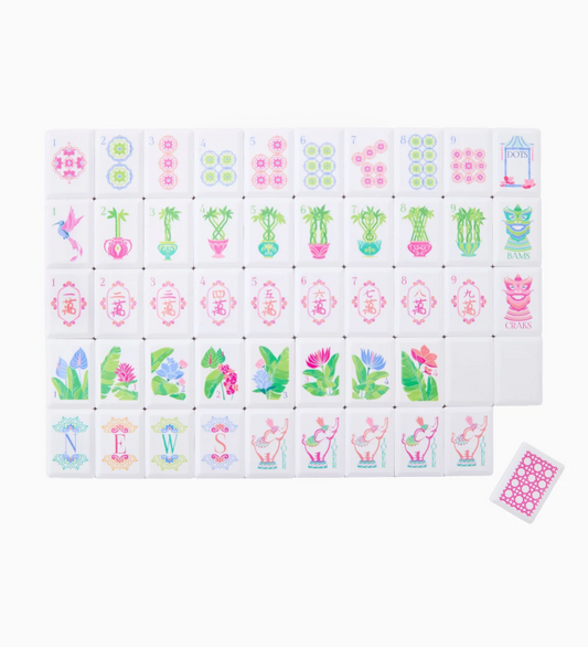 Poppy Mahjong Tile Set