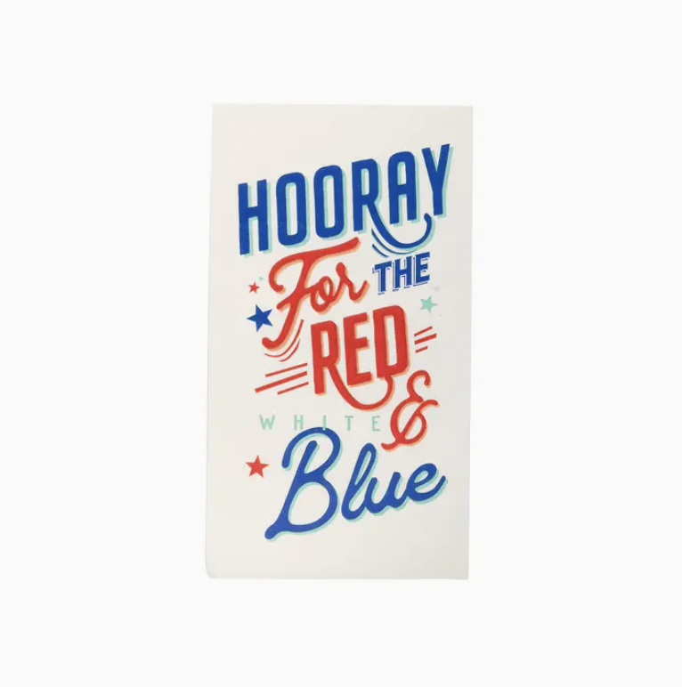 Hooray for the Red, White & Blue Guest Napkins