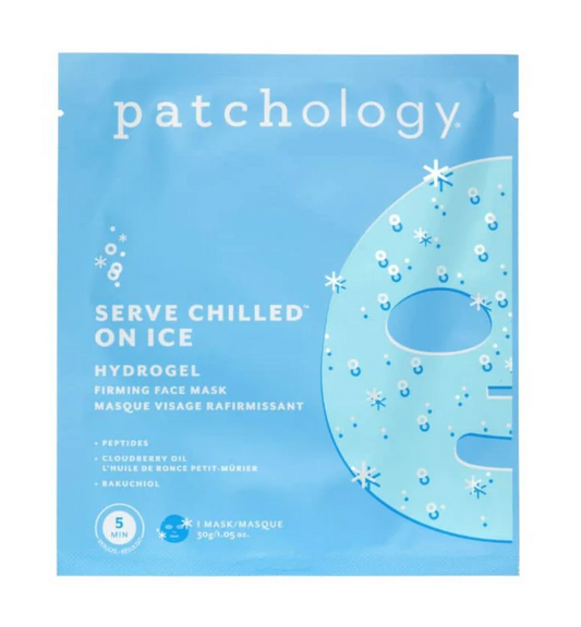 Serve Chilled On Ice Firming Hydrogel Face Mask