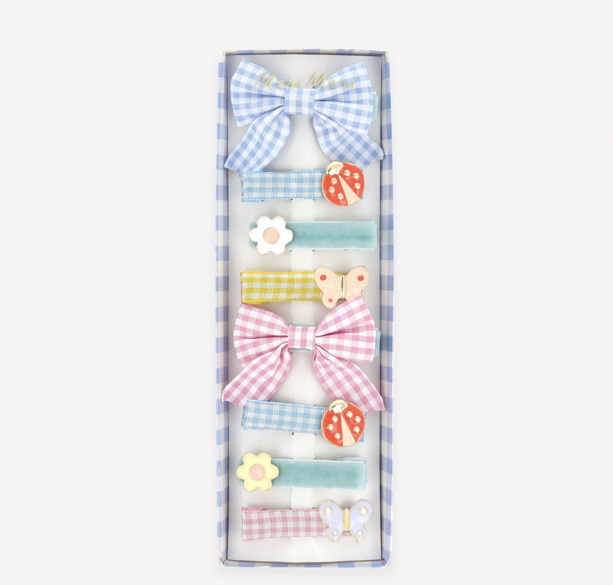 Little Garden Hair Clips, Set of 8