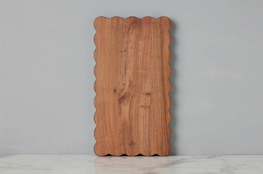 Rectangle Scalloped Cutting Board