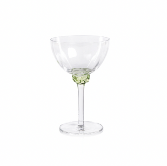 Colette Martini/Cocktail Optic Glass - Lime