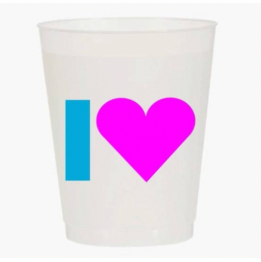 I 💙 Mahj Reusable Cupstack