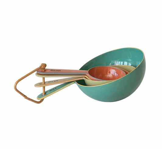 Enameled Stainless Steel Measuring Cups