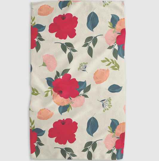 Floral Tea Towel