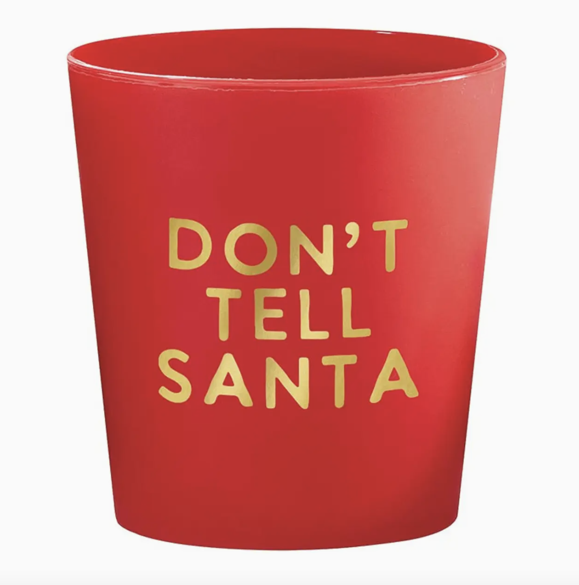 Dont Tell Santa Reusable Shot Cups