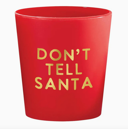 Dont Tell Santa Reusable Shot Cups