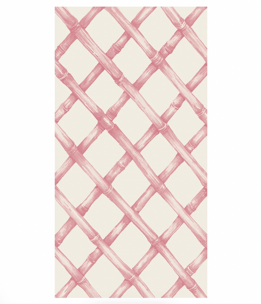 Pink Lattice Guest Napkin