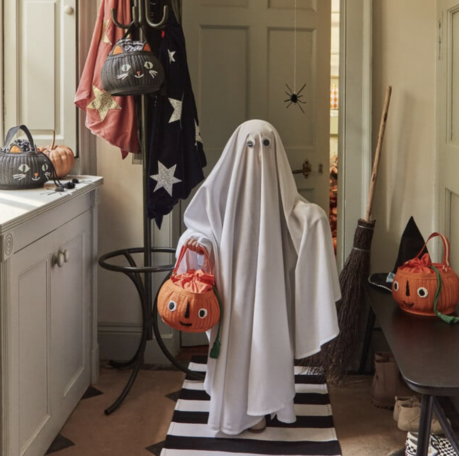 Trick Or Treat Pumpkin Basket Bag