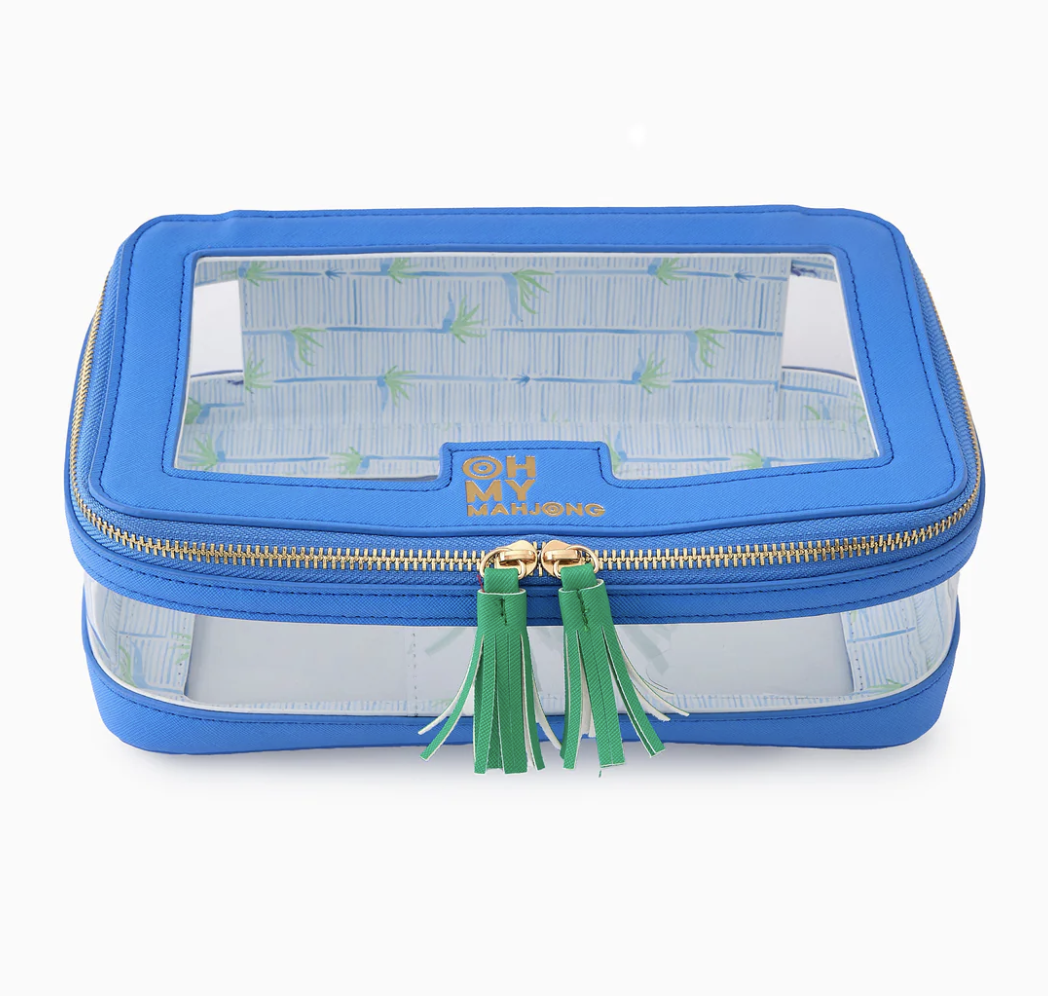 Blue Tile Storage Bag