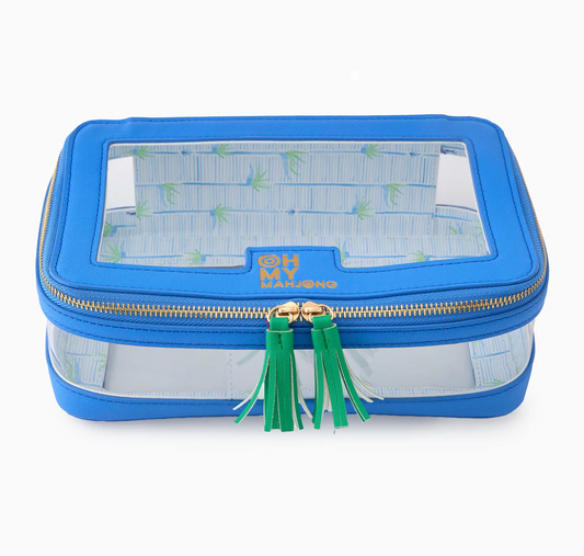 Blue Tile Storage Bag