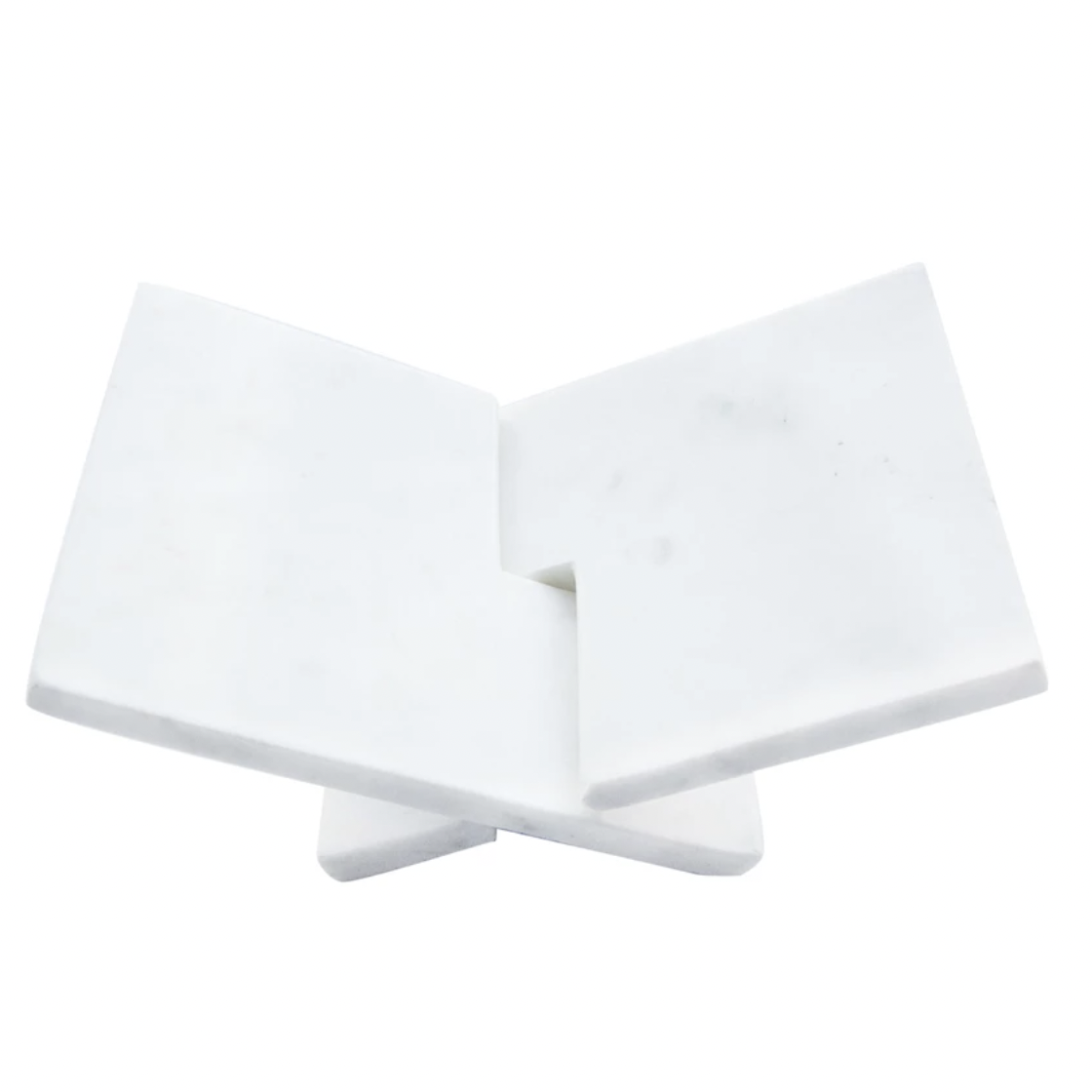 Interlocking Marble Book Holder