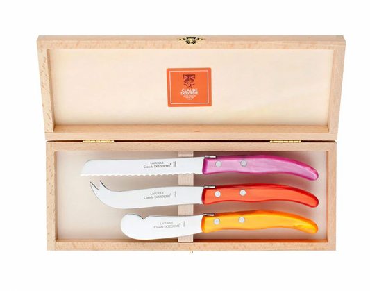 Claude Dozorme Berlingot Boxed 3-Piece Breakfast Knife Set