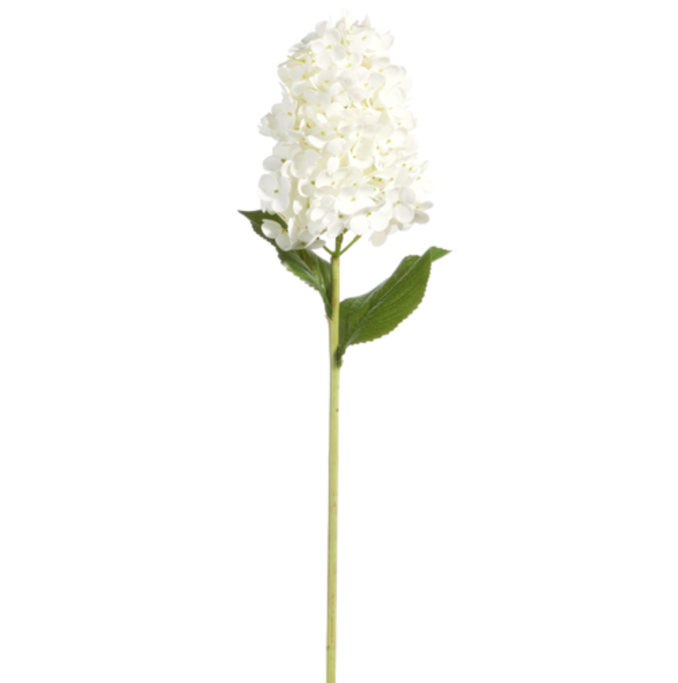 Real Touch White Hydrangea Stem