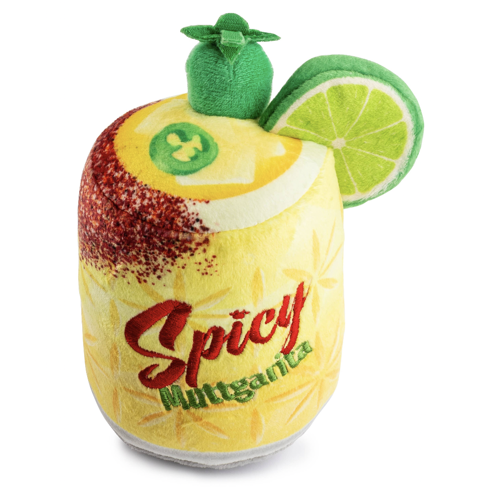 Spicy Muttgarita Dog Toy