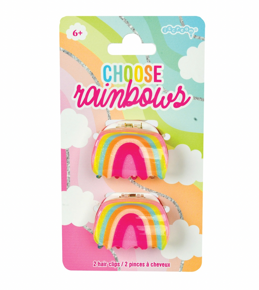 Rainbow Hair Clips