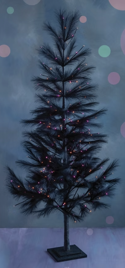 Halloween Fluffy Pre-Lit Tree