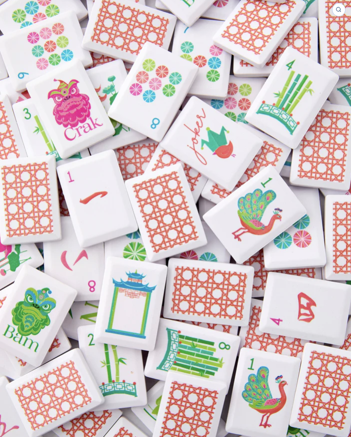 Sunburst Debutante Mahjong Tile Set