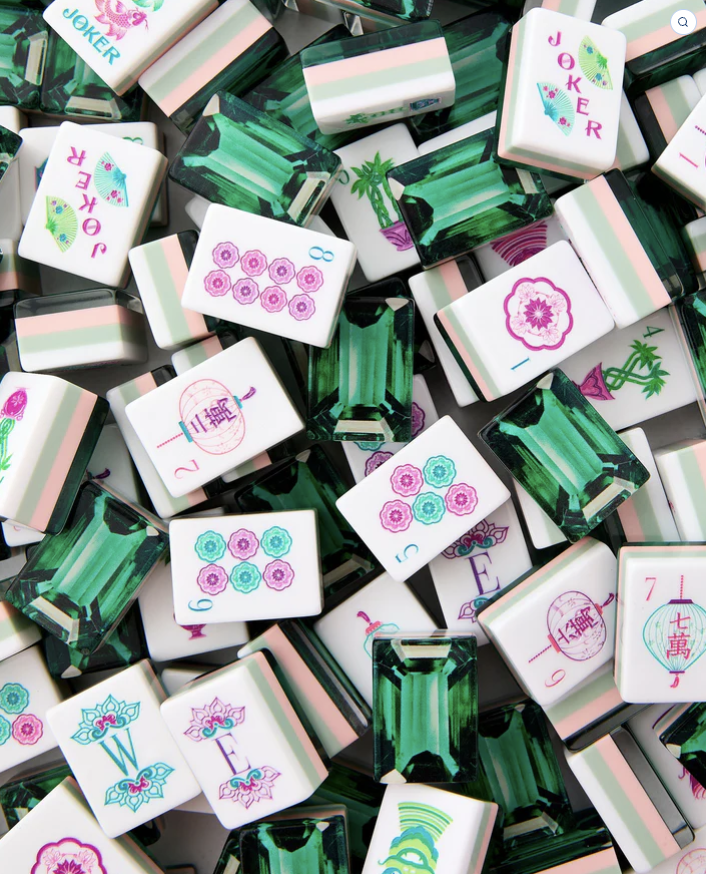 Emerald Mahjong Tiles