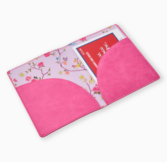 Hot Pink Mahjong Card Folio