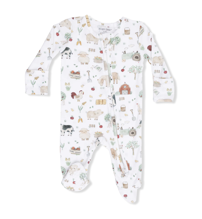Cute Farm Animals Footie