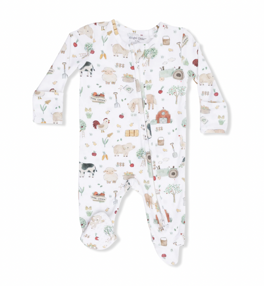 Cute Farm Animals Footie