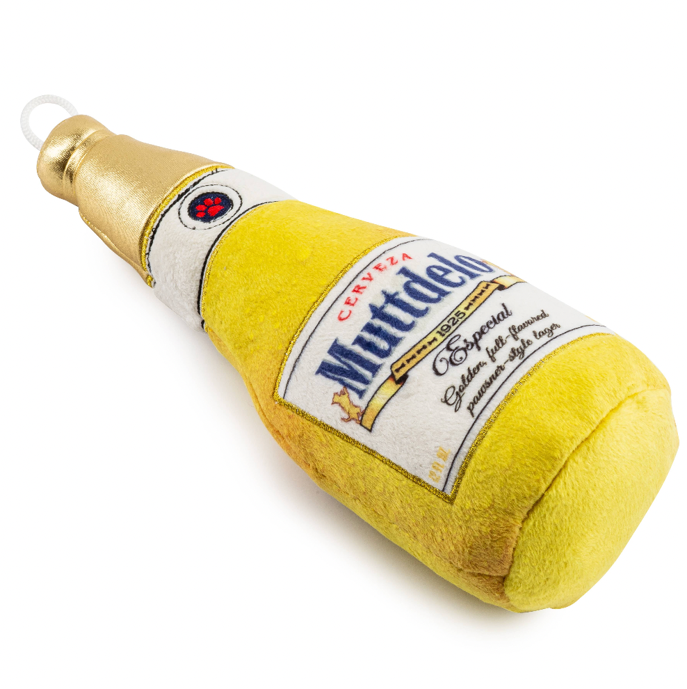 Muttdelo Beer Bottle Dog Toy