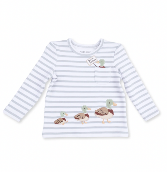 Mallard Long Sleeve Stripe Shirt