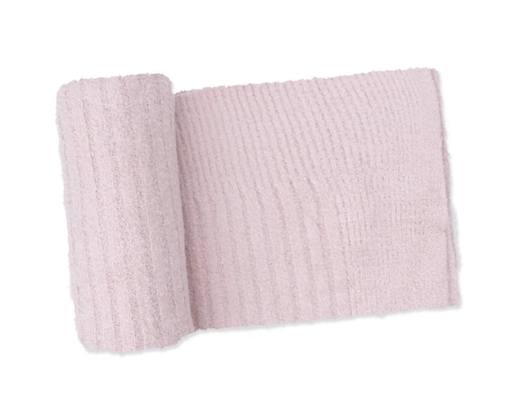 Blush Chenille Blanket