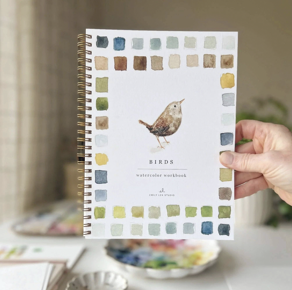 Birds Watercolor Workbook