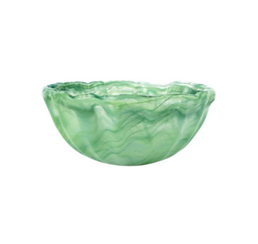Onda Glass Green Small Bowl