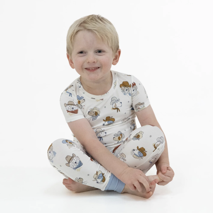 Cowdogs  Short Sleeve Pajamas Set