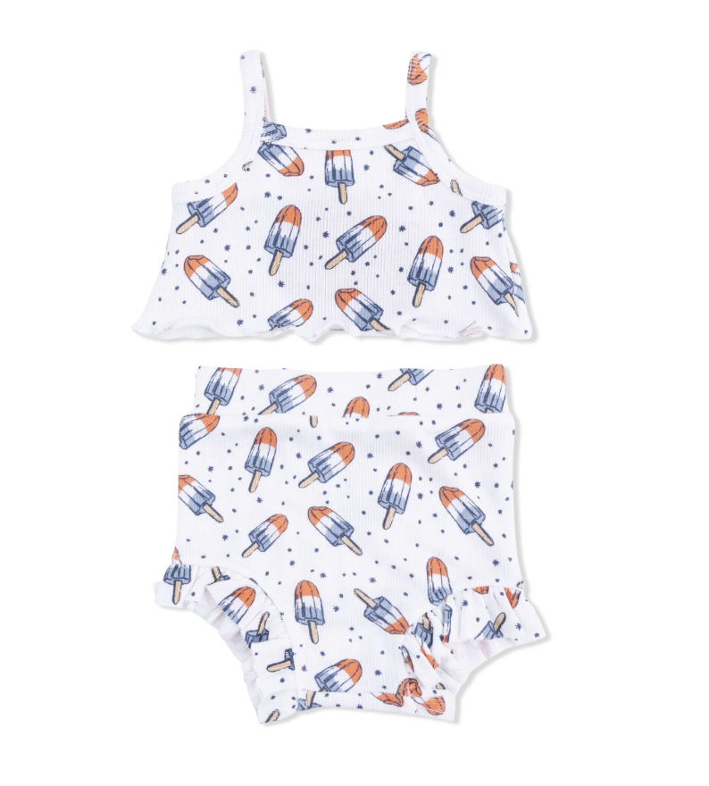 Astro Pop Tank Top & High Waisted Short