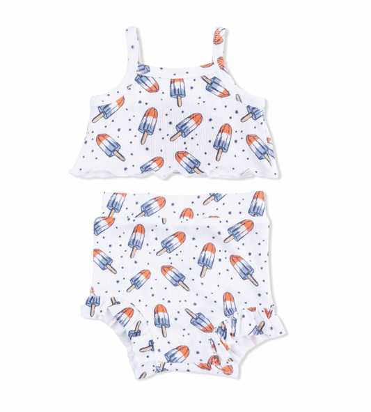 Astro Pop Tank Top & High Waisted Short