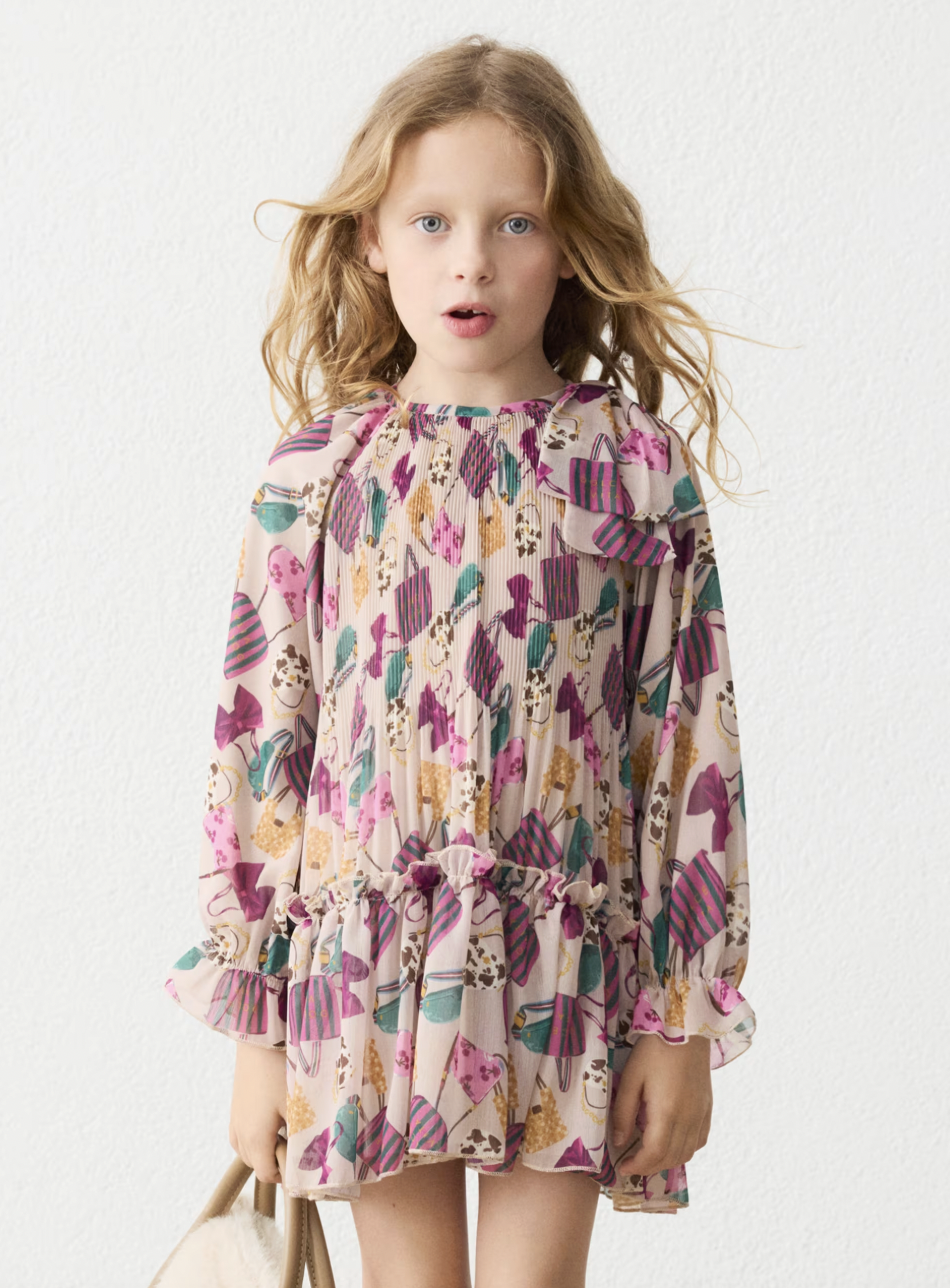 Purses Pleated Dress