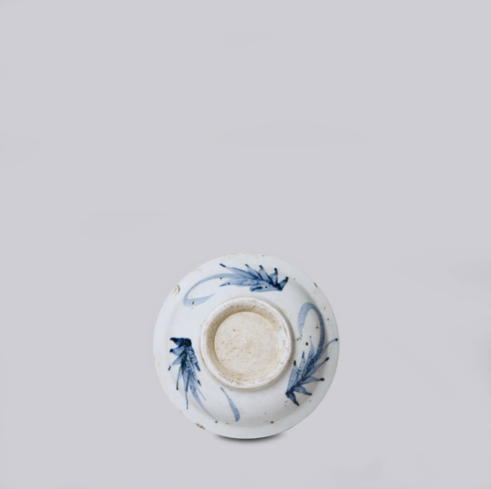 Blue and White Porcelain Noble Character Dish