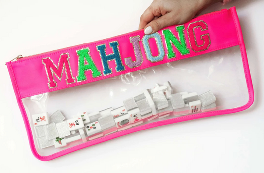 Pink Mahjong Bag