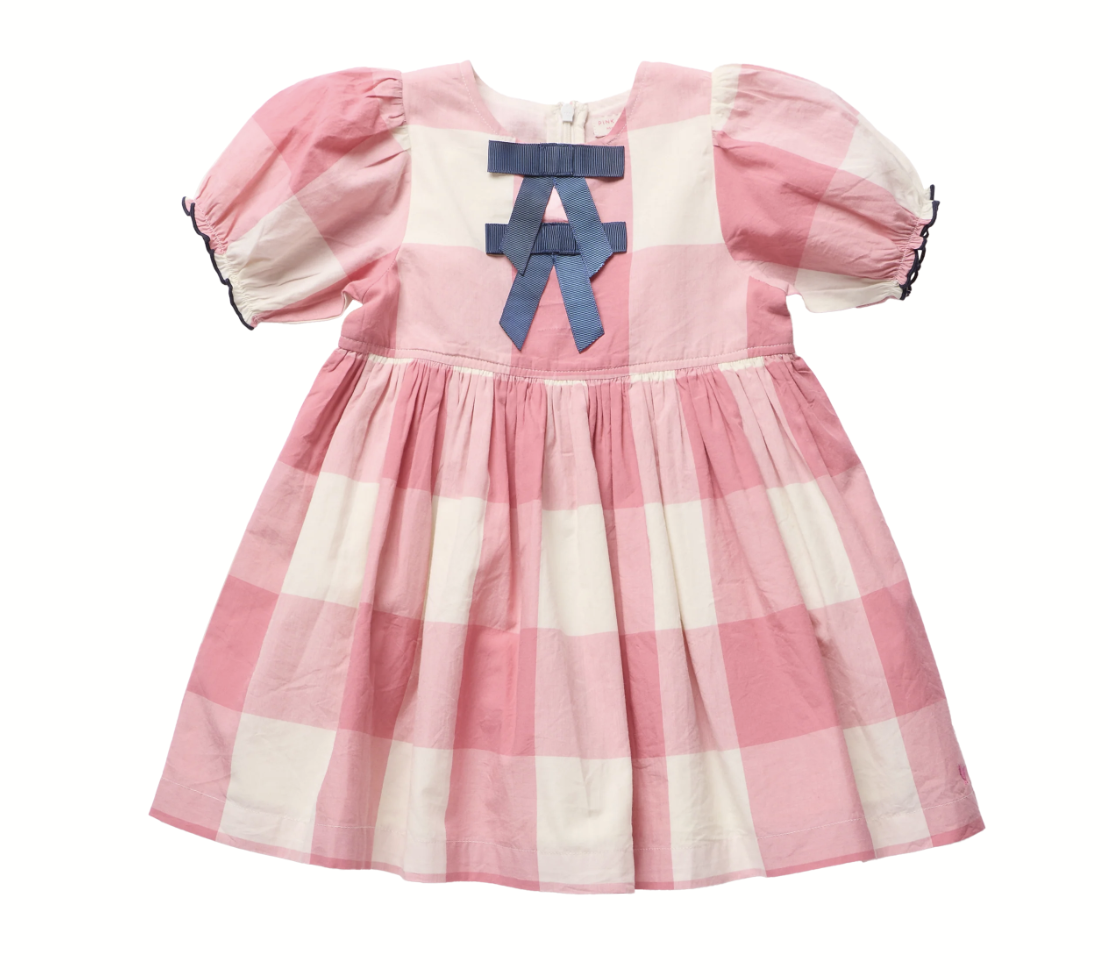 Pink Check Hermione Dress